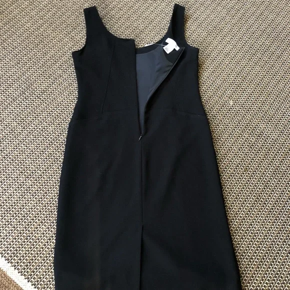 🖤NEW! Calvin Klein Classic Black Sleeveless Mid Length Dress LBD Size 4 - Picture 10 of 14